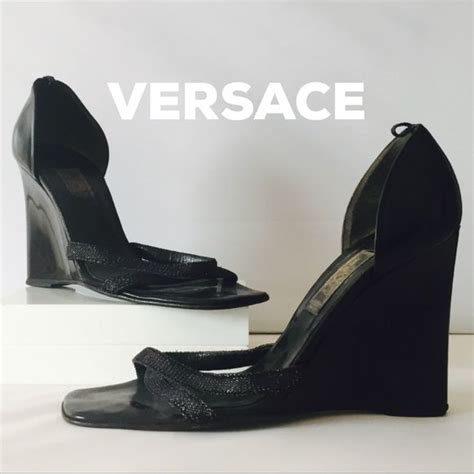 versace shoes women 2015|gianni Versace women's wedge shoes.